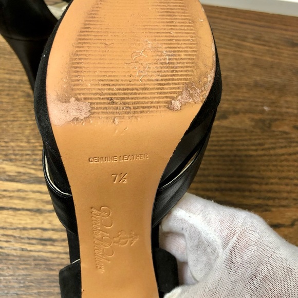 💠 Brooks Brothers Peep-Toe Heeled Sandal - Picture 6 of 7